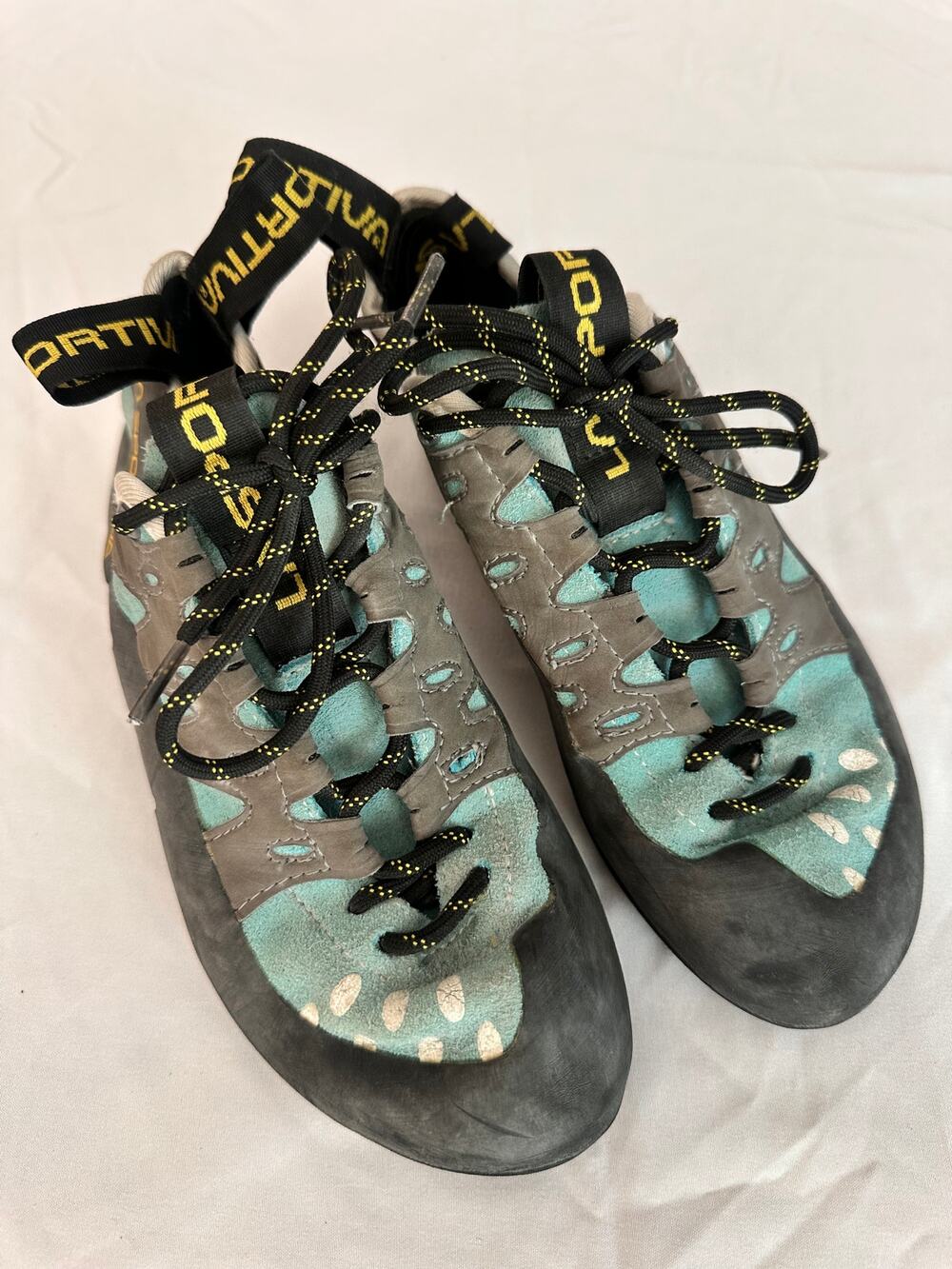 La Sportiva Tarantulace Women's Rock Climbing Shoes Turquoise EU 38 US 6